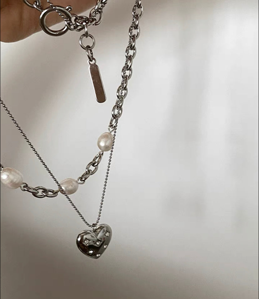 Brillant | Glistening Heart Necklace