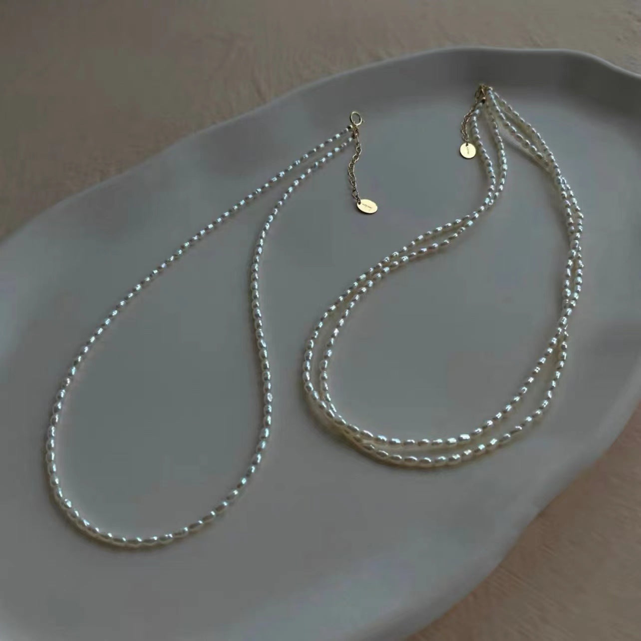 Parisian Elegance | Handmade Pearl Necklace